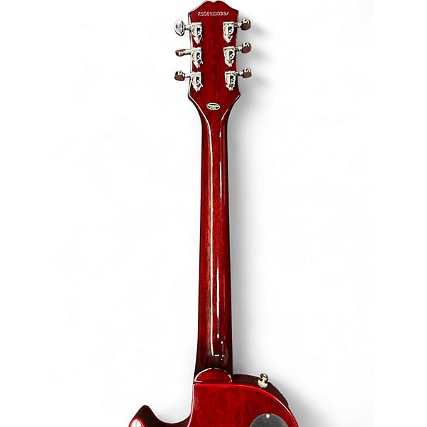 Used Epiphone Les Paul Custom Red Widow Trans Red Solid Body Electric Guitar