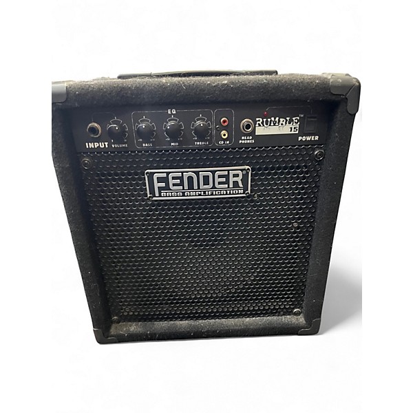 Used Fender Rumble 15 15W 1X8 Bass Combo Amp
