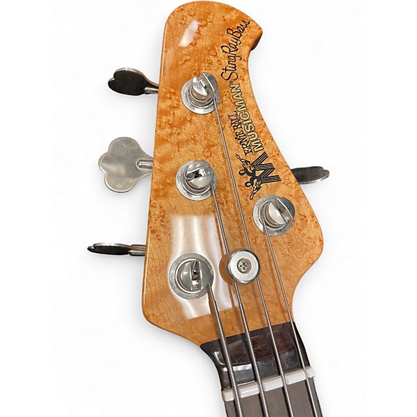 Used Ernie Ball Music Man Stingray Classic 4 String Eldorado Gold Electric Bass Guitar