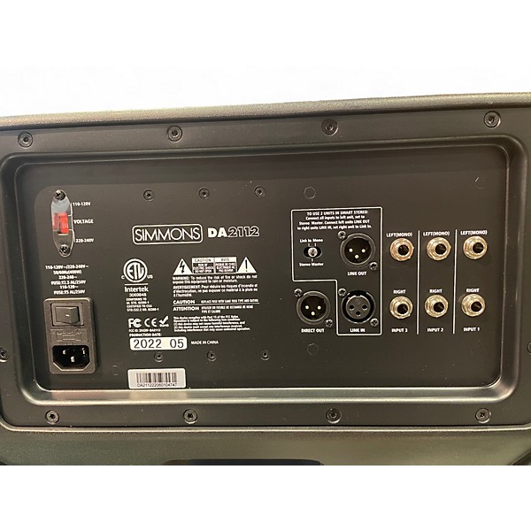 Used Simmons DA2112 Drum Amplifier