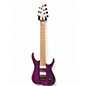 Used Skervesen Raptor 7 Trans Purple Trans White Solid Body Electric Guitar thumbnail