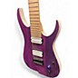 Used Skervesen Raptor 7 Trans Purple Trans White Solid Body Electric Guitar