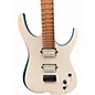 Used Skervesen Raptor 6 Trans White Trans Teal Solid Body Electric Guitar