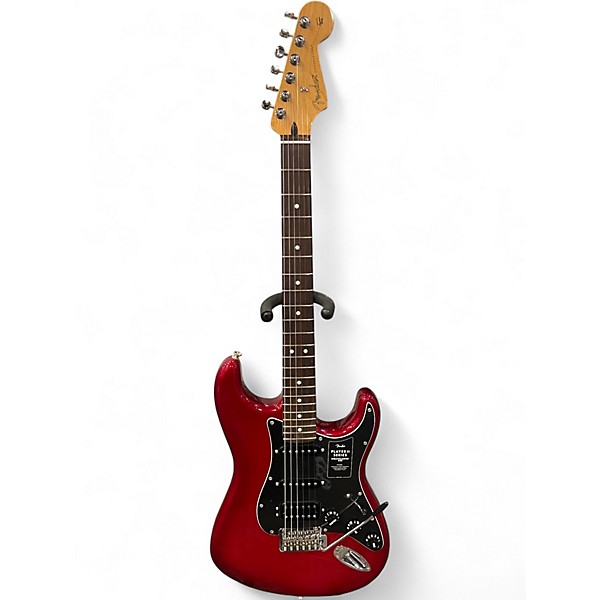 Used Fender Player II Strat Candy Apple Red Solid Body Electric Guitar