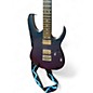 Used Ibanez GIO GRG121SP Blue Metal Chameleon Solid Body Electric Guitar