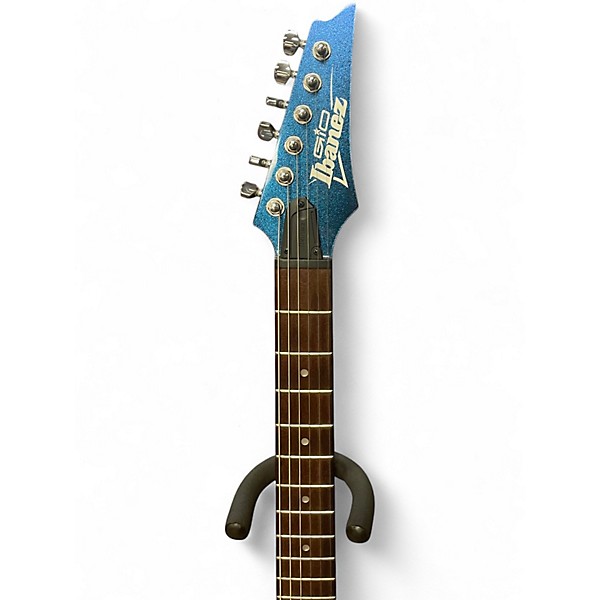 Used Ibanez GIO GRG121SP Blue Metal Chameleon Solid Body Electric Guitar