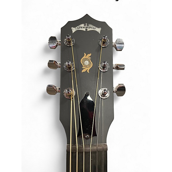 Used Deering B6-E Boston Series 6 String Mahogany Banjo