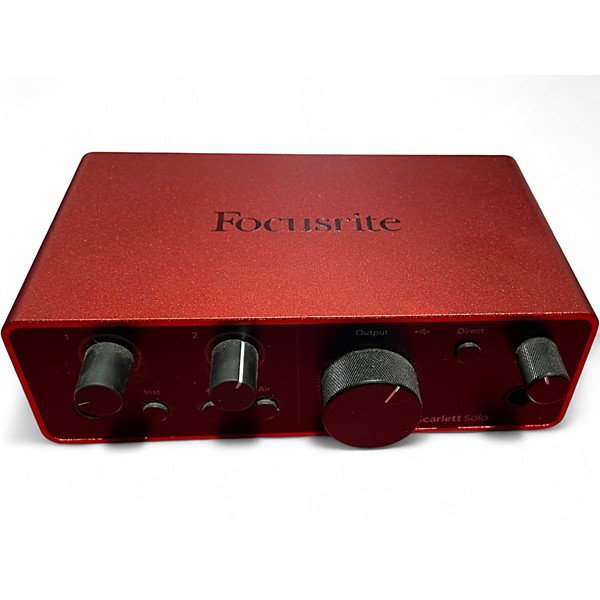 Used 2023 Focusrite scarlett solo gen 4 Audio Interface