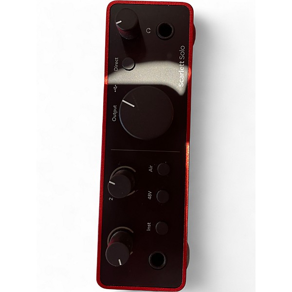 Used 2023 Focusrite scarlett solo gen 4 Audio Interface