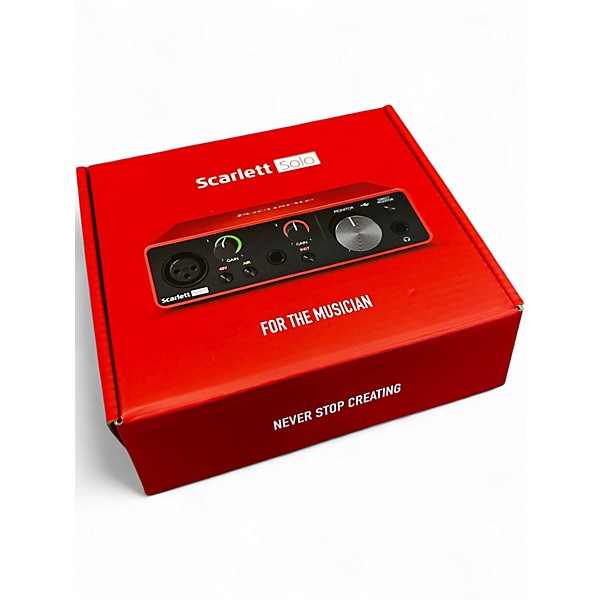 Used Focusrite Scarlett Solo Gen 3 Audio Interface