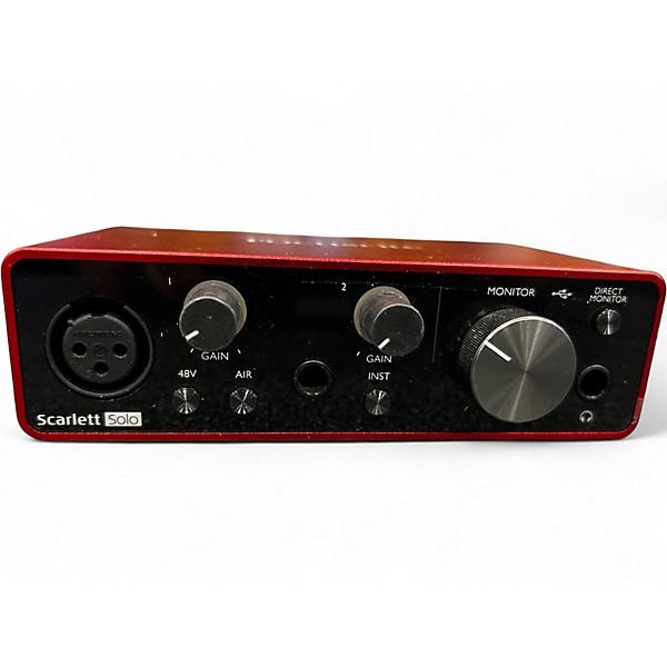 Used Focusrite Scarlett Solo Gen 3 Audio Interface