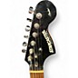 Used Fender Starcaster stratocaster galaxy black Solid Body Electric Guitar