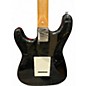 Used Fender Starcaster stratocaster galaxy black Solid Body Electric Guitar