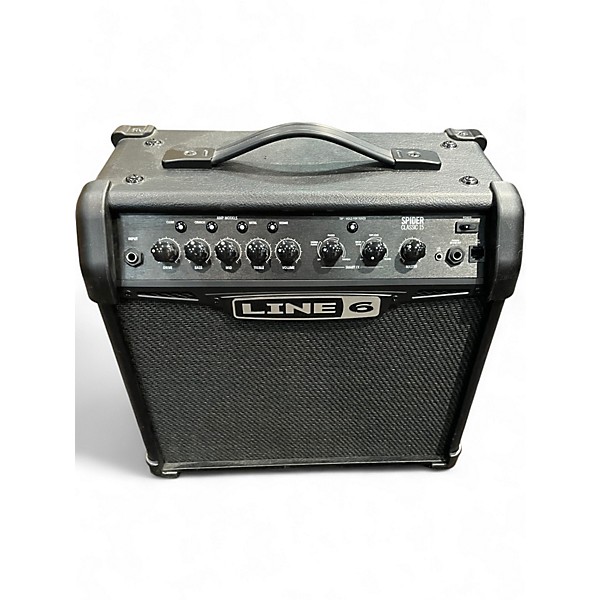 Used Line 6 spider classic 15 Tube Guitar Combo Amp