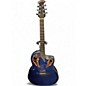 Used Ovation CE44P Blue Acoustic Guitar thumbnail