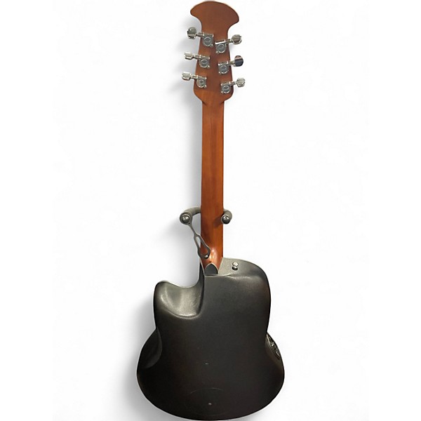 Used Ovation CE44P Blue Acoustic Guitar