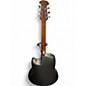 Used Ovation CE44P Blue Acoustic Guitar