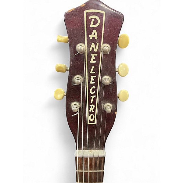 Used Danelectro '56 U2 REISSUE Maroon Solid Body Electric Guitar