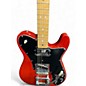 Used Fender MIM '72 REISSUE CUSTOM Red Solid Body Electric Guitar