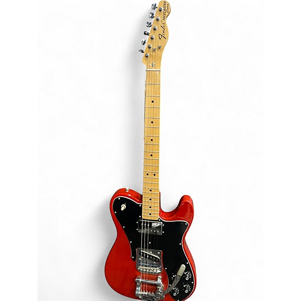 Used Fender MIM '72 REISSUE CUSTOM Red Solid Body Electric Guitar
