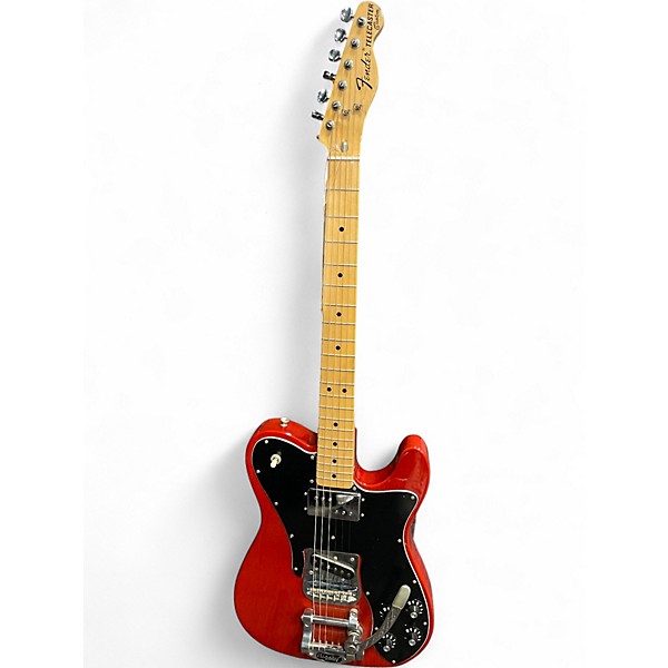 Used Fender MIM '72 REISSUE CUSTOM Red Solid Body Electric Guitar