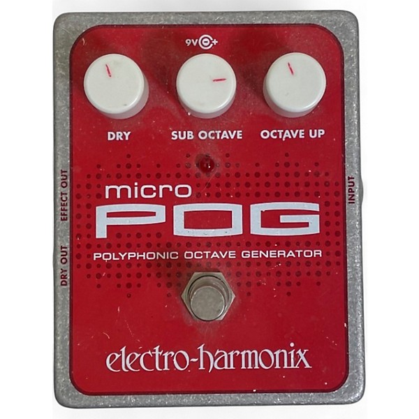 Used Electro-Harmonix Micro Pog Polyphonic Octave Generator Effect Pedal