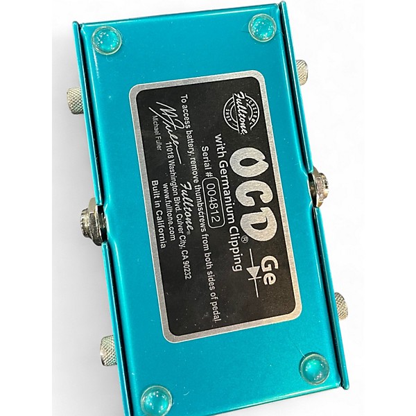 Used Fulltone OCD Obsessive Compulsive Drive Effect Pedal