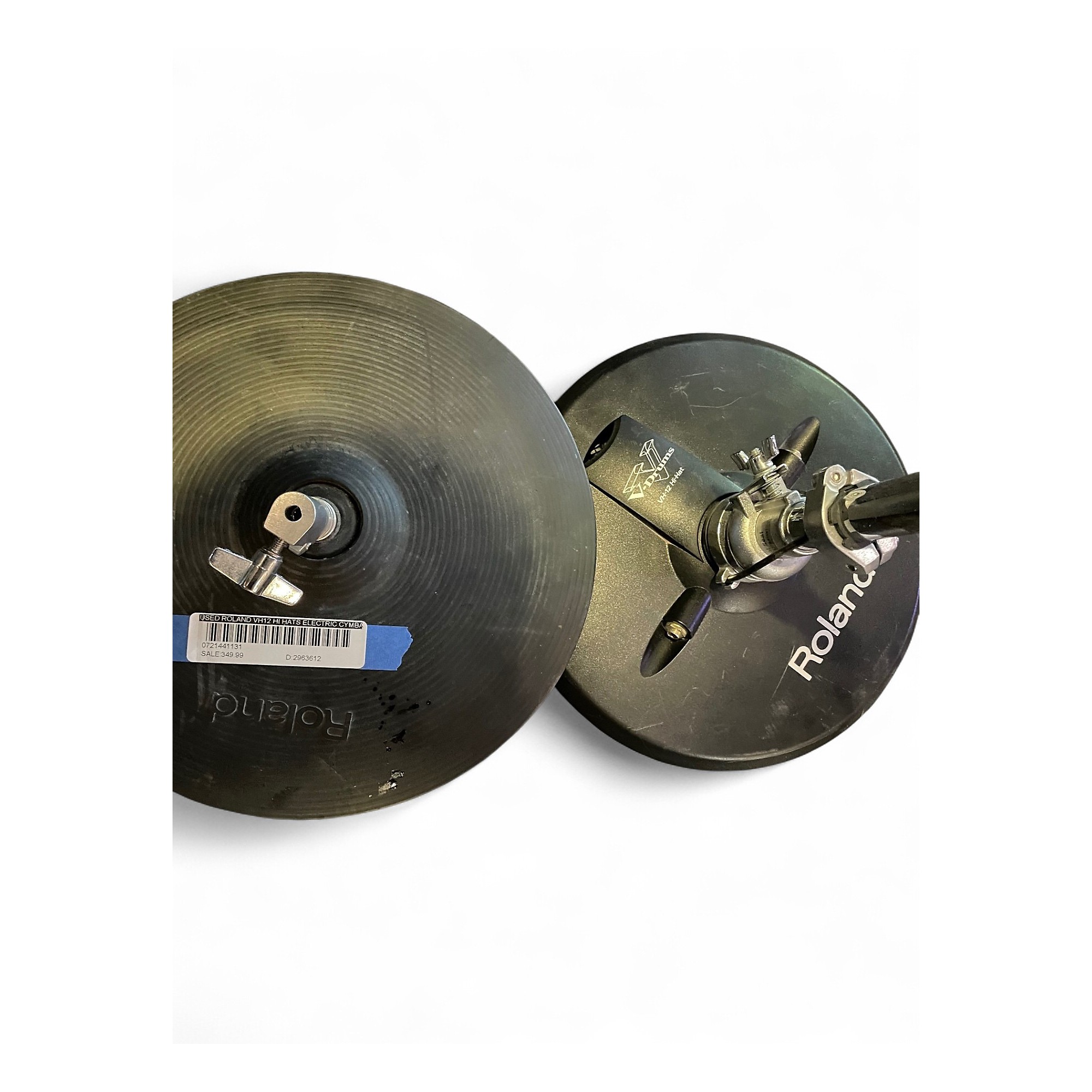 Used Roland VH12 Hi Hats Electric Cymbal | Guitar Center