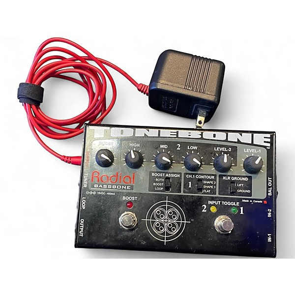 Used Radial Engineering Bassbone Bass Pre DI Bass Effect Pedal