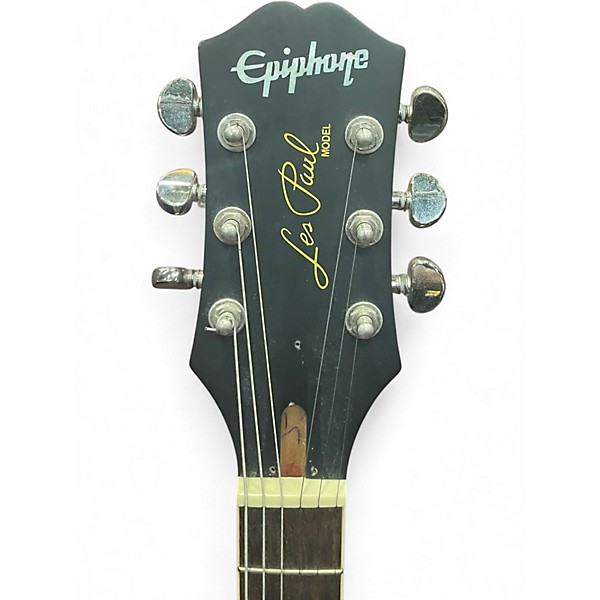Used Epiphone Les Paul Traditional Pro IV blue Solid Body Electric Guitar