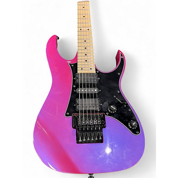Used Ibanez Genesis Collection Purple Neon Solid Body Electric Guitar