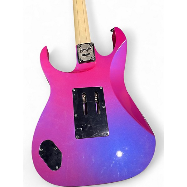 Used Ibanez Genesis Collection Purple Neon Solid Body Electric Guitar