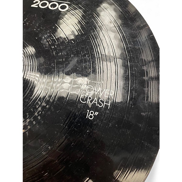 Used Paiste 18in 2000 Series Colorsound Power Crash Cymbal