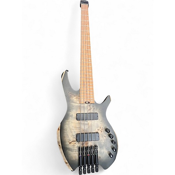 Used Cort Space 5 Star Dust Black Electric Bass Guitar