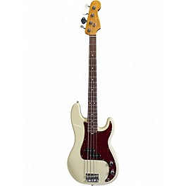 Used Fender American Professional Precision Bass Vintage White Electric Bass Guitar