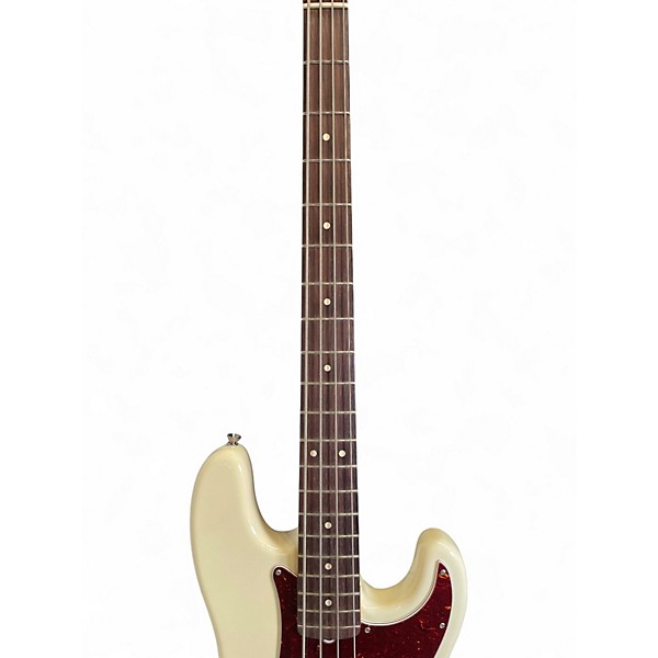 Used Fender American Professional Precision Bass Vintage White Electric Bass Guitar