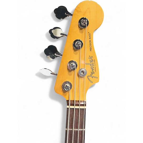 Used Fender American Professional Precision Bass Vintage White Electric Bass Guitar
