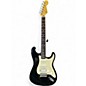 Used Fender Standard Stratocaster Black Solid Body Electric Guitar thumbnail