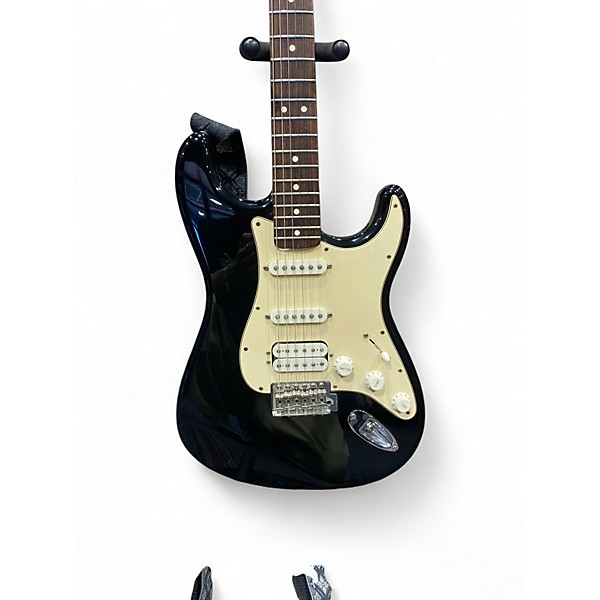 Used Fender Standard Stratocaster Black Solid Body Electric Guitar