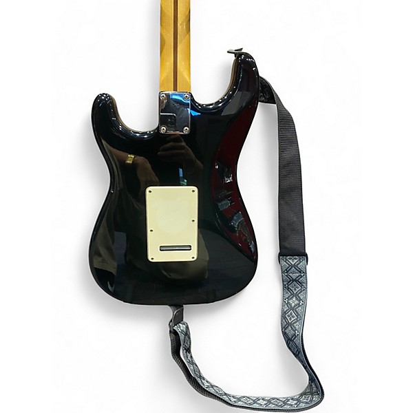 Used Fender Standard Stratocaster Black Solid Body Electric Guitar