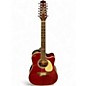 Used Takamine JJ325SRC12 John Jorgenson Signature RED SATIN 12 String Acoustic Electric Guitar thumbnail