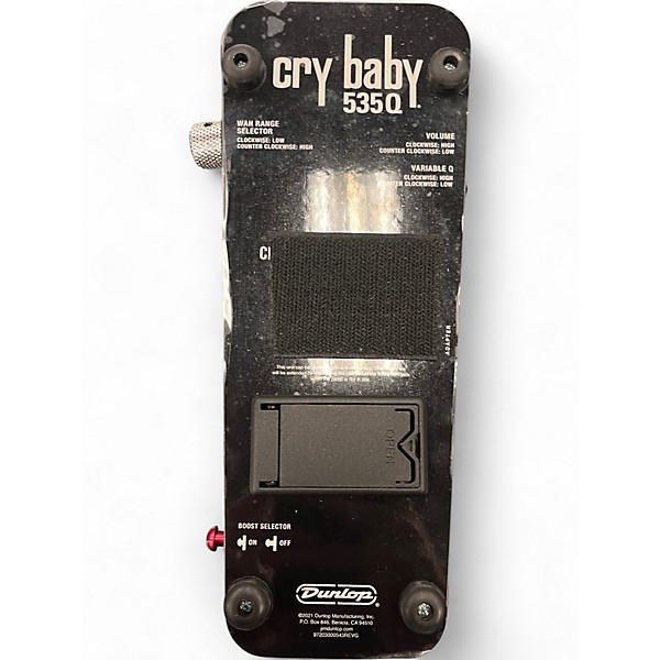 Used Dunlop 535Q Cry Baby Multi-Wah Effect Pedal