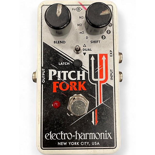 Used Electro-Harmonix Pitch Fork Polyphonic Pitch Shifting Effect Pedal