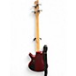 Used Ibanez SRMD200 Satin Red Electric Bass Guitar