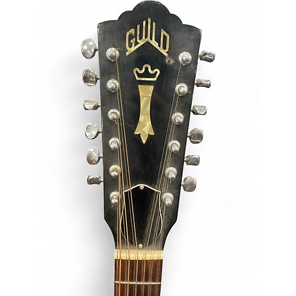 Used Guild F112 1974 NATURAL 12 String Acoustic Guitar