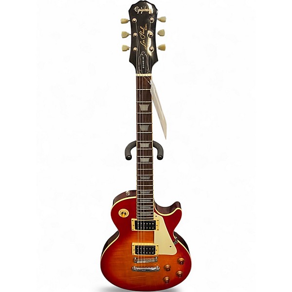 Used Epiphone Les Paul Standard Cherry Sunburst Solid Body Electric Guitar