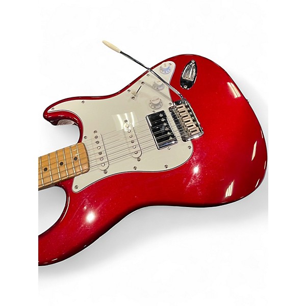 Used Fender Standard Stratocaster HSS Candy Apple Red Solid Body Electric Guitar