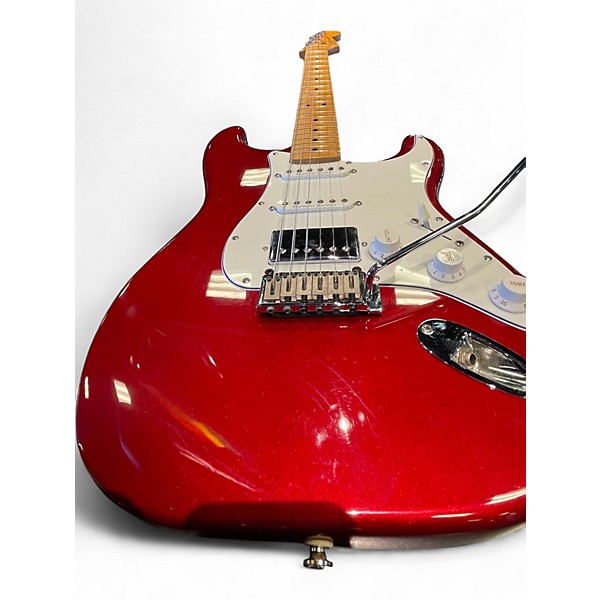 Used Fender Standard Stratocaster HSS Candy Apple Red Solid Body Electric Guitar
