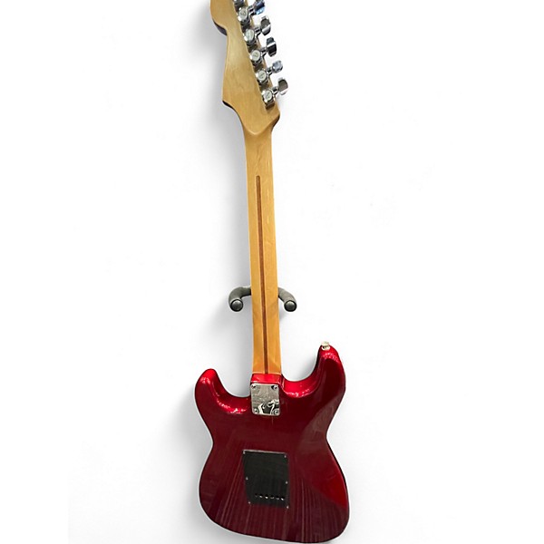 Used Fender Standard Stratocaster HSS Candy Apple Red Solid Body Electric Guitar