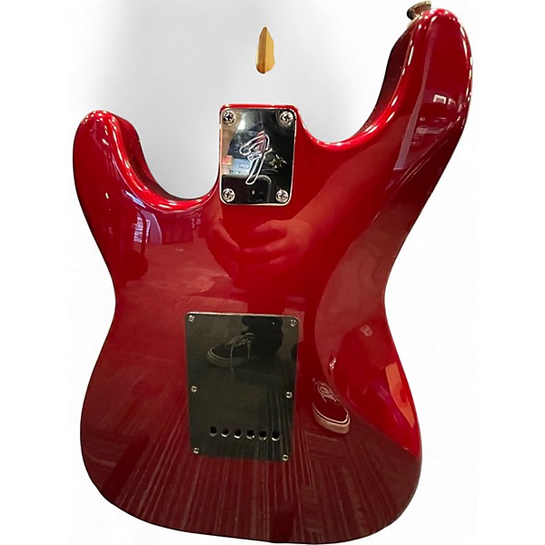 Used Fender Standard Stratocaster HSS Candy Apple Red Solid Body Electric Guitar